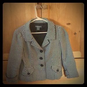 Ann Taylor houndstooth jacket